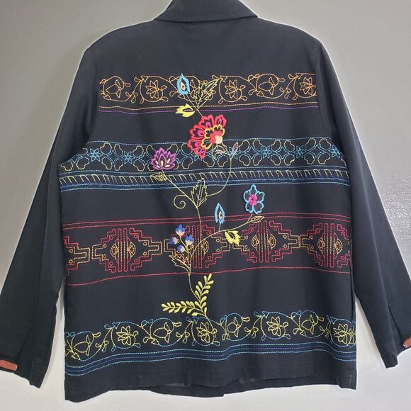 Marsh Landing Woman's Beautifully Embroidered Blazer, Est. Size Medium - Picture 10 of 10